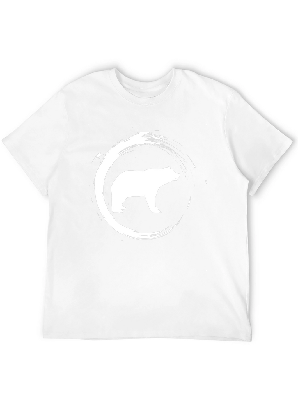 Bear Graphic Print Crew Neck T-Shirt