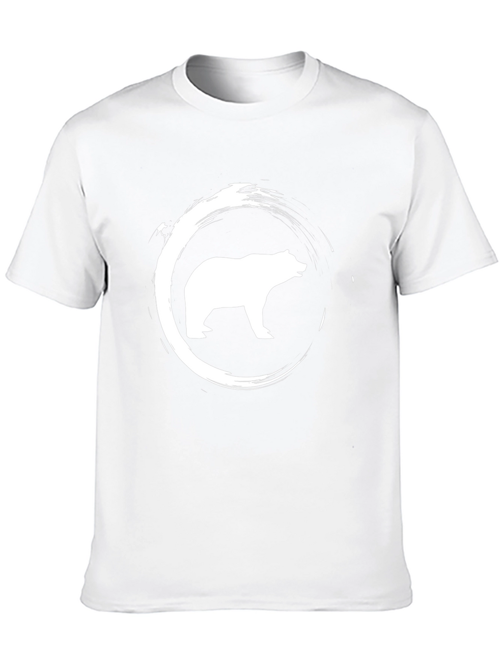 Bear Graphic Print Crew Neck T-Shirt