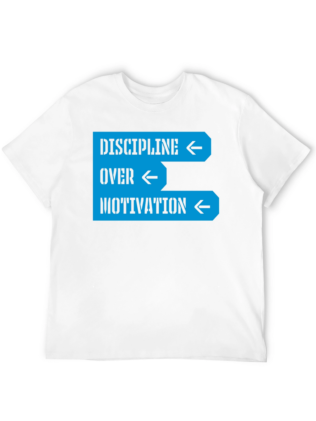 Discipline Over Motivation Graphic Tee