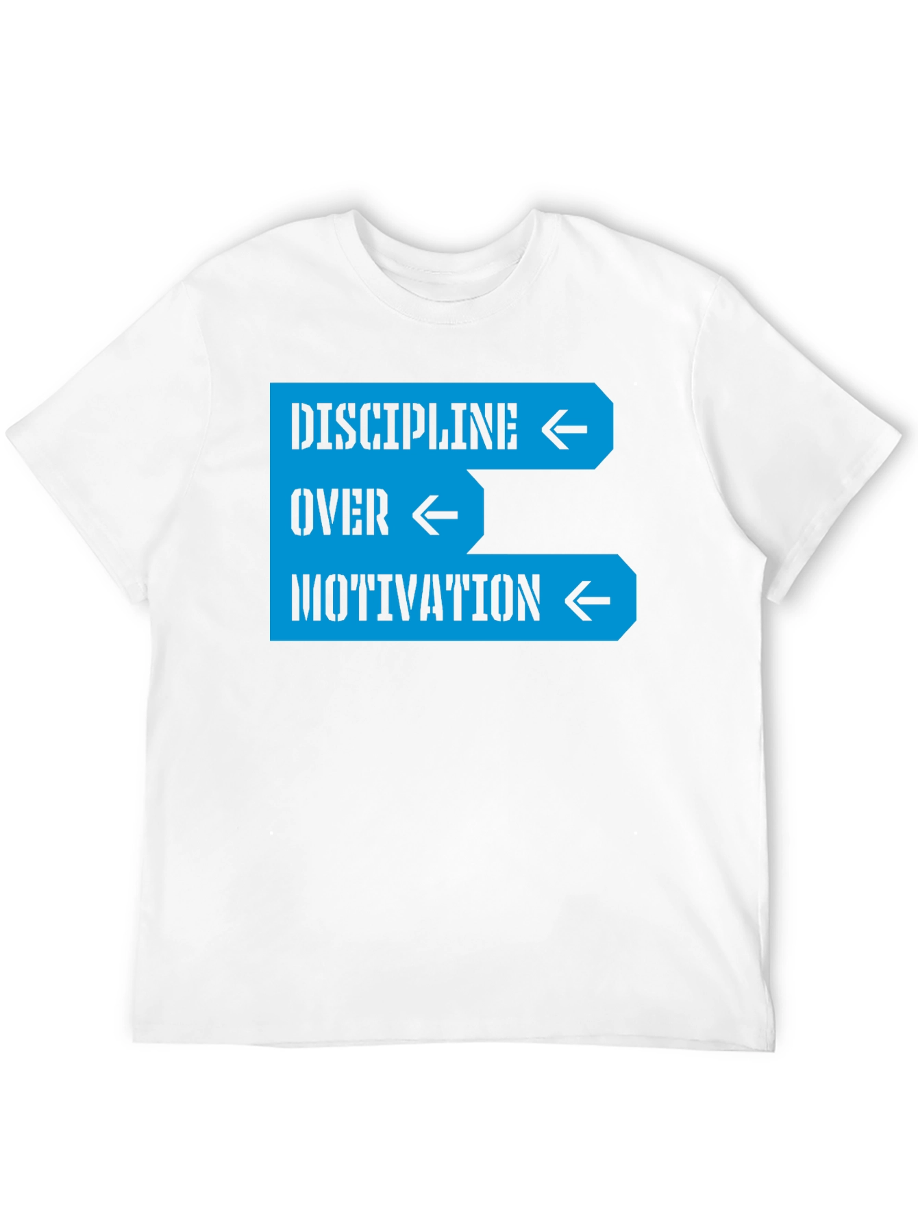 Discipline Over Motivation Graphic Tee