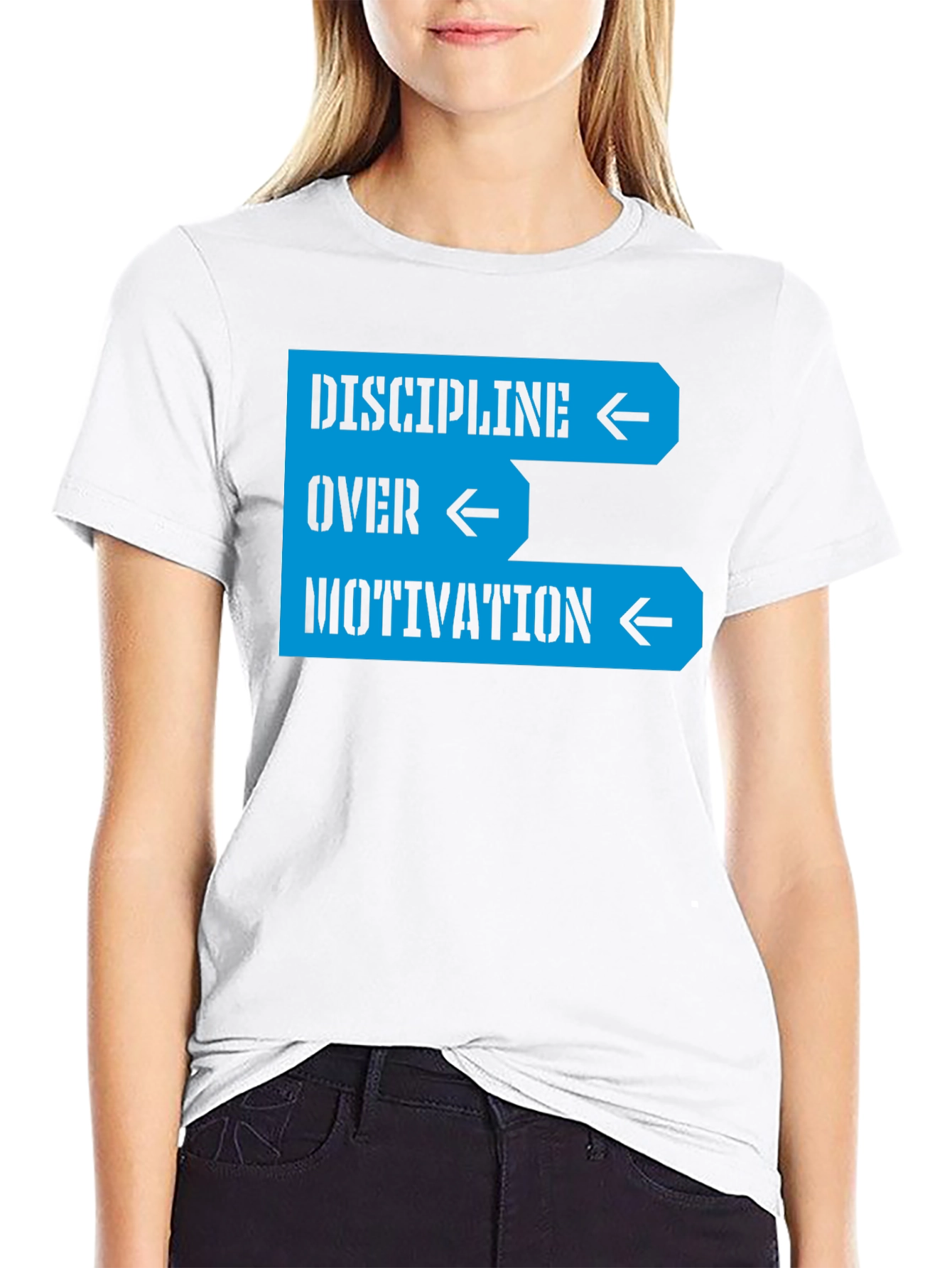 Discipline Over Motivation Graphic Tee