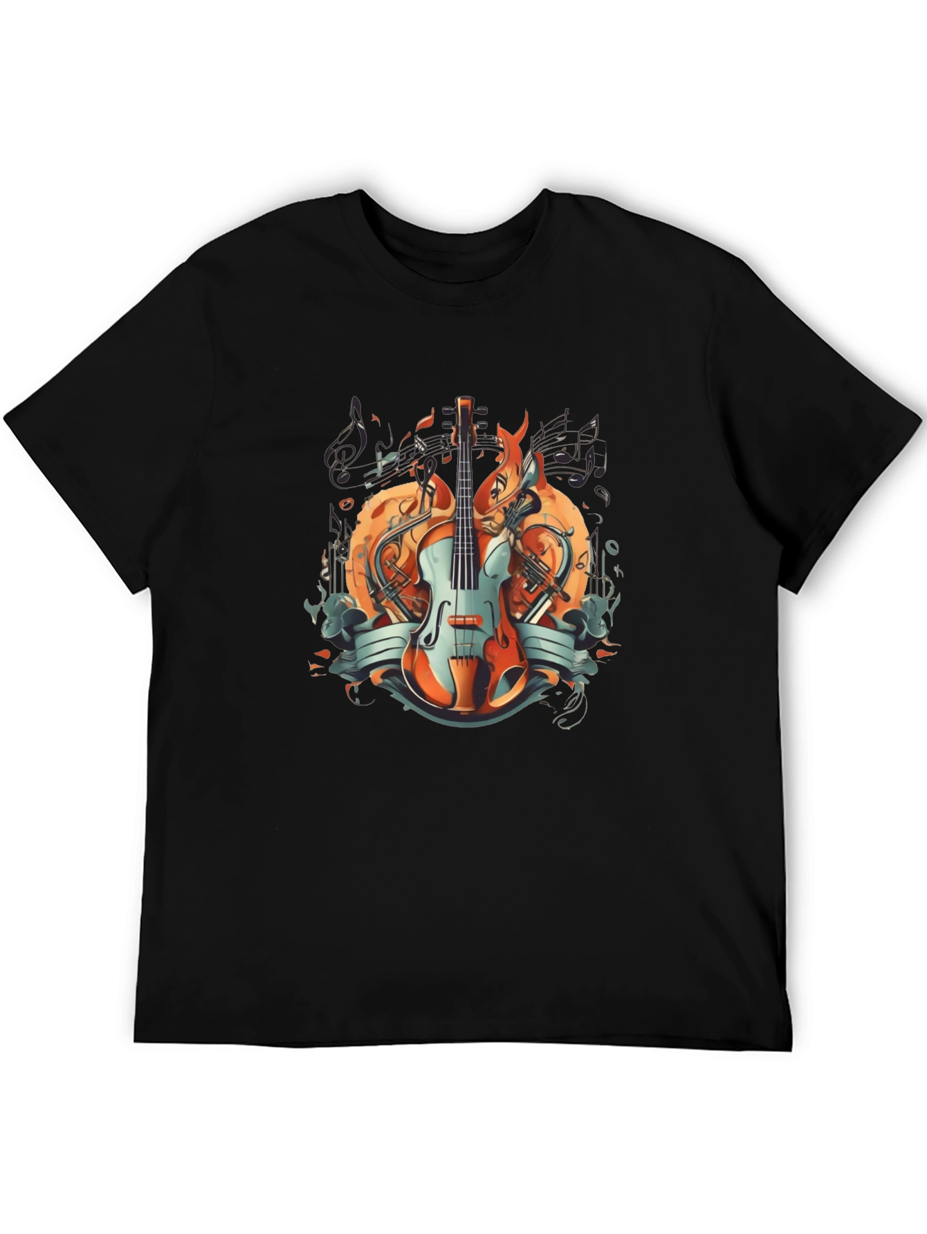 Musical Harmony Graphic T-Shirt - Stylish Music Lover Tee