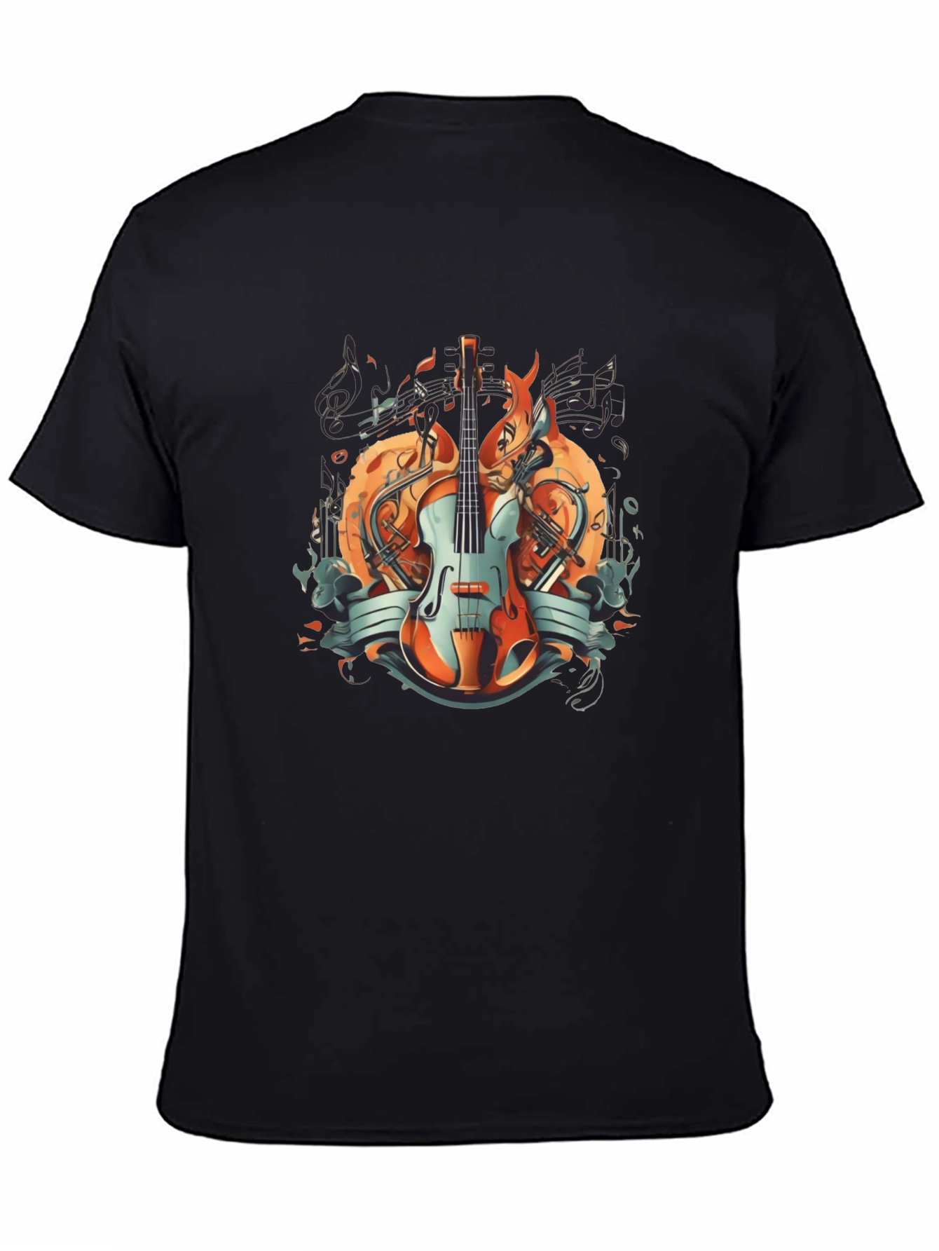 Musical Harmony Graphic T-Shirt - Stylish Music Lover Tee