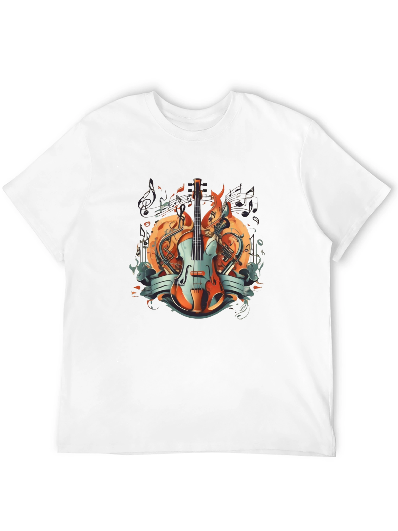 Musical Harmony Graphic T-Shirt - Stylish Music Lover Tee