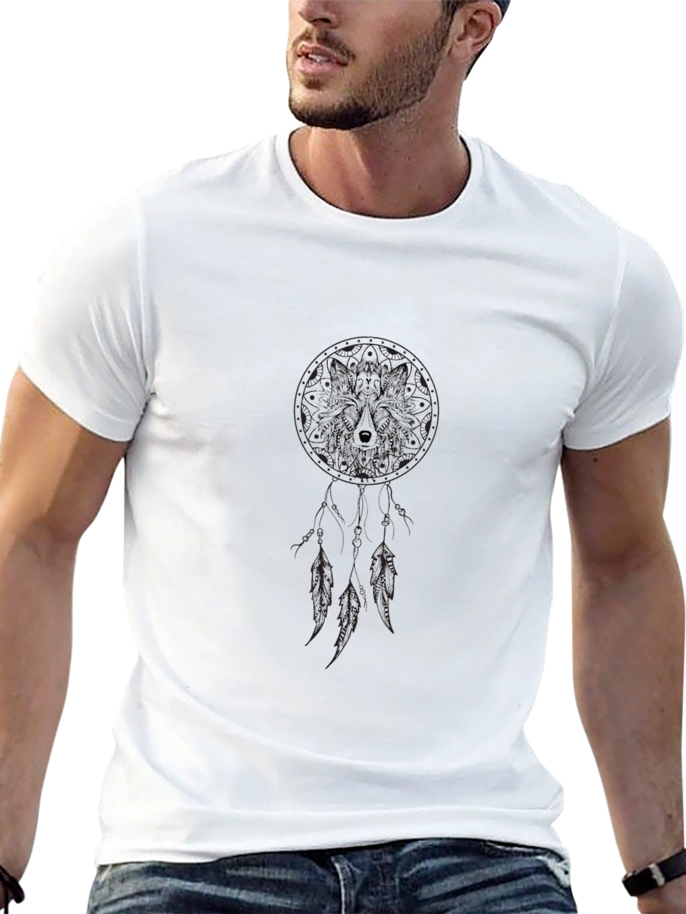 Black Dreamcatcher Graphic Tee