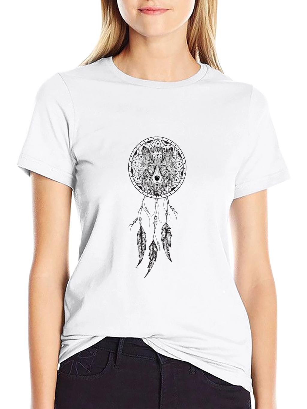 Black Dreamcatcher Graphic Tee